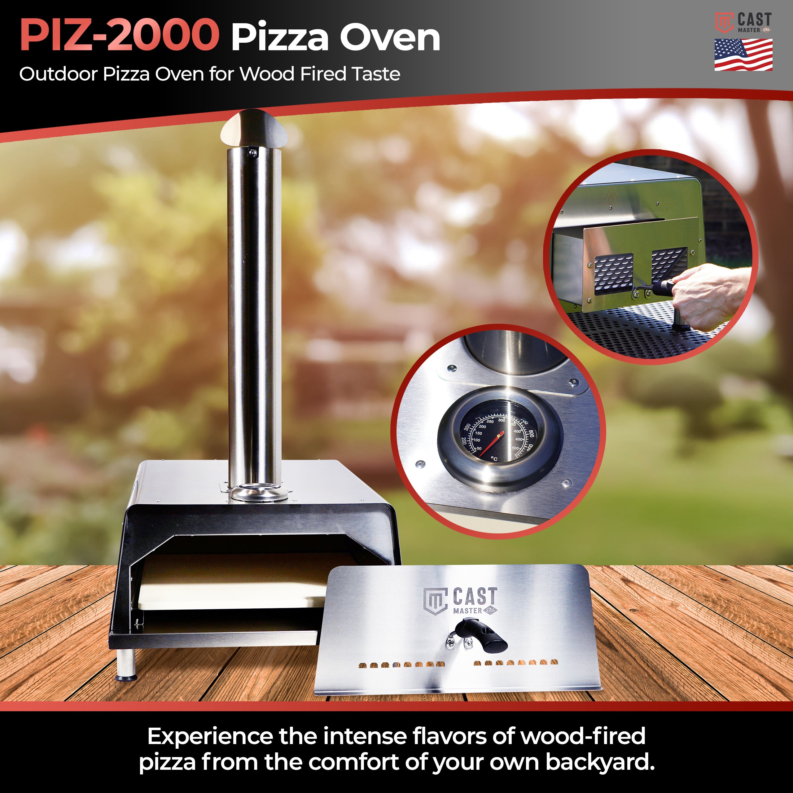 Outdoor Pizza Oven - PIZ-2000