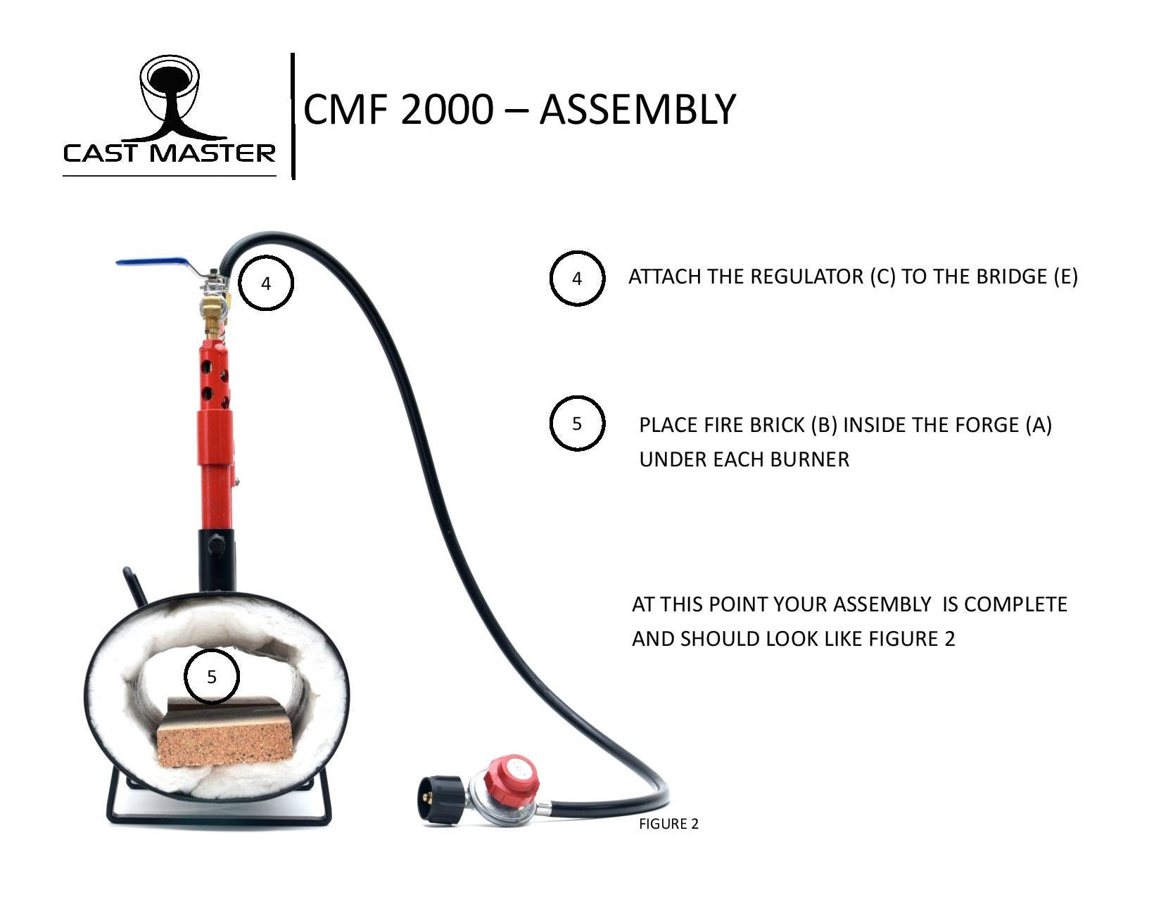 CMF-2000 Double-Burner Propane Forge