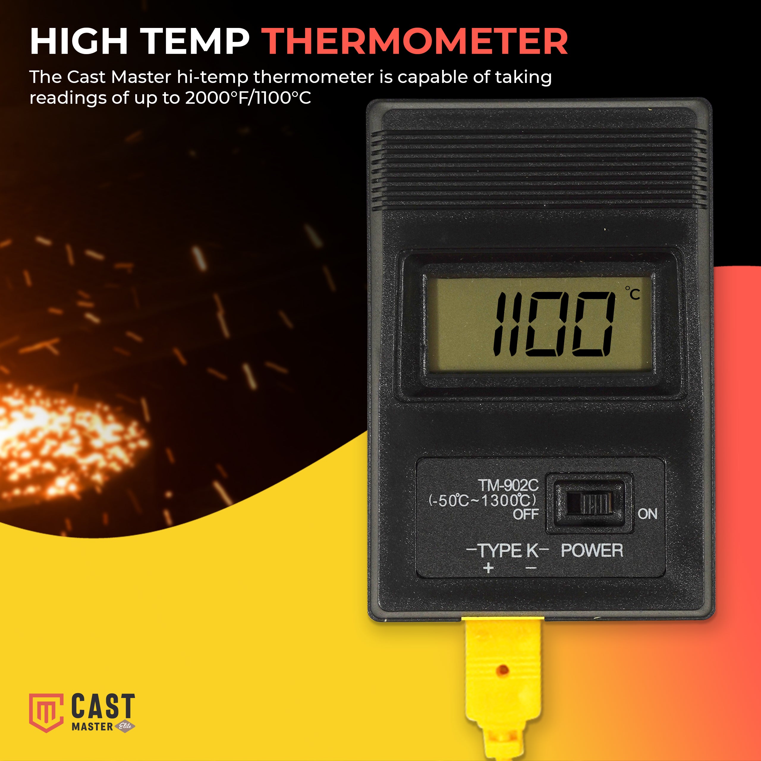 Digital Probe Thermometer for Furnace & Forge – CastMasterEliteShop