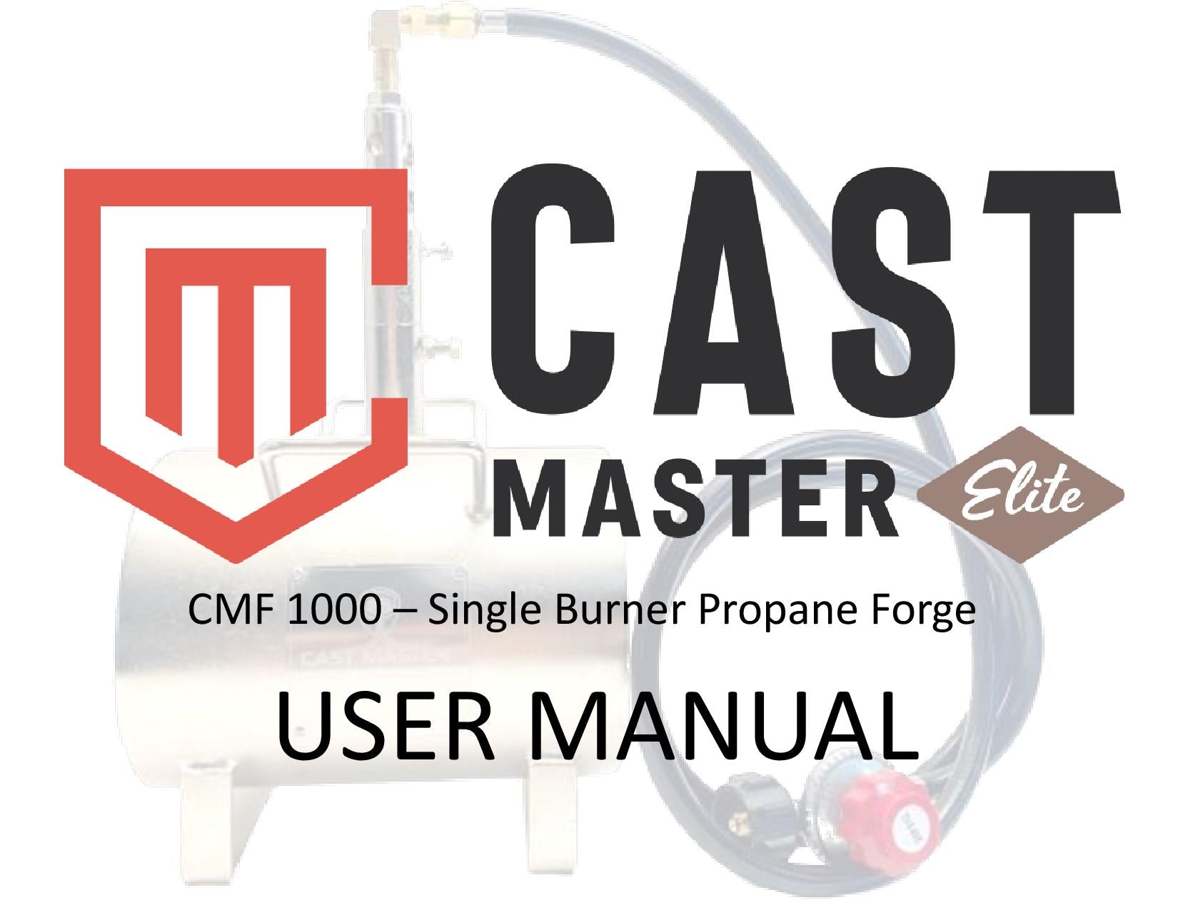  USA Cast Master Elite Portable Double Burner Propane Forge  Blacksmith Farrier Caster Deluxe KIT Jewelry Large Capacity Knife and Tool  Making : Arts, Crafts & Sewing