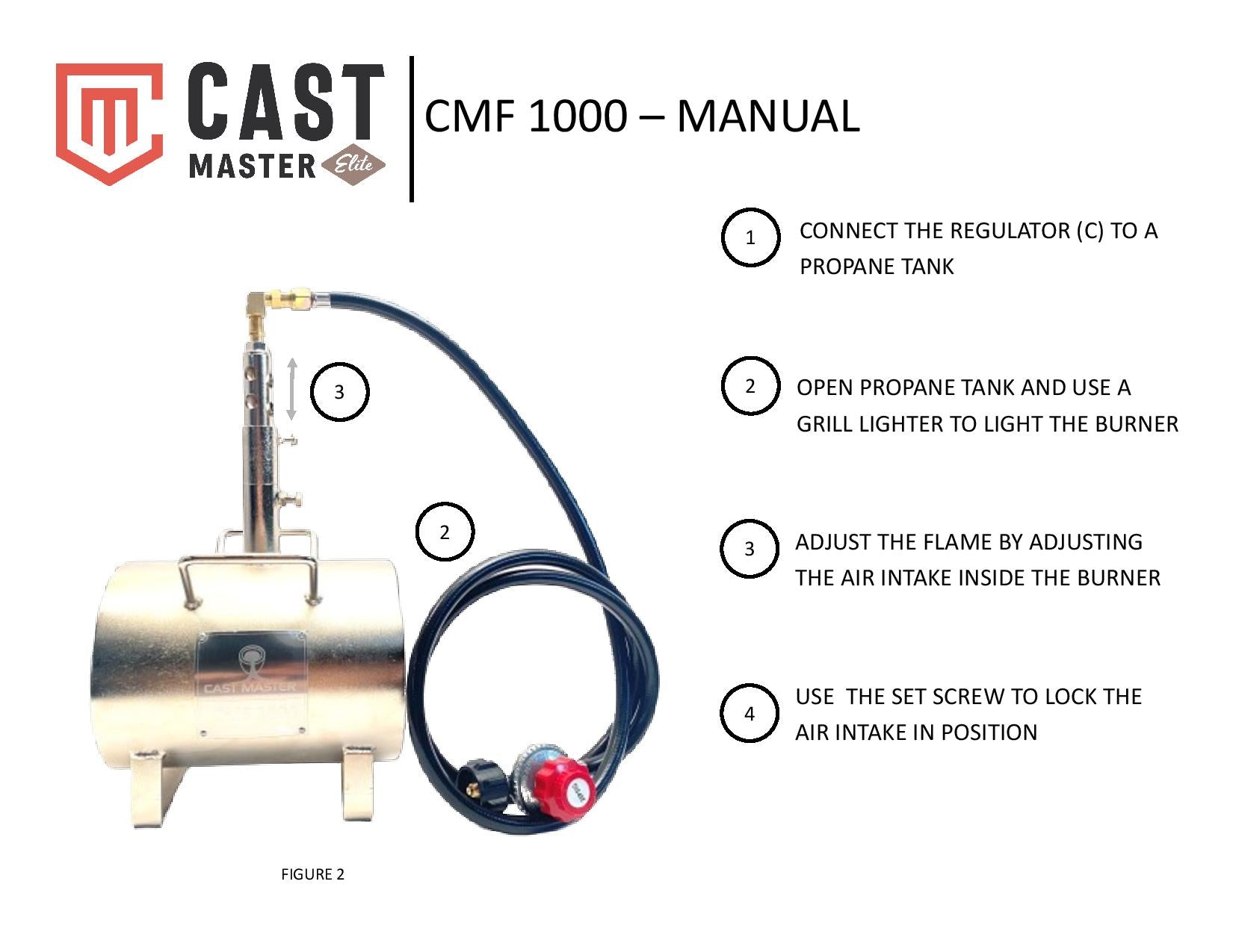 CMF 1000 Single Burner Propane Forge for Blacksmith Jewelry